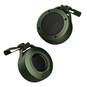 Botón de Control de diseño de gancho, sonido estéreo de graves pesados para exteriores, Mini altavoz inalámbrico portátil con función de tarjeta TF
