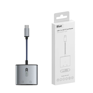 Nuovo arrivo 2 in 1 USB-C al lettore di schede di deviazione standard TF compatibile con il telefono di androide, Plug and Play - Product Image 6
