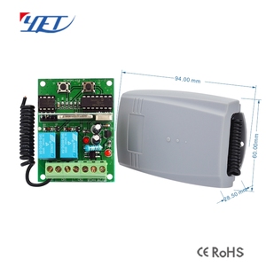 Grande uso universale di codici di memoria 400 del regolatore DC12V/24V del ricevitore del commutatore di codice aperto 2-channel per gli apri della porta del garage - Product Image 2