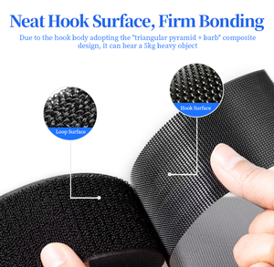 Sức Mạnh Công Nghiệp 20Mm Mềm Móc Vòng Lặp Cho Velcro Băng Thân Thiện Với Môi Chịu Nhiệt Cho Thiết Bị Y Tế Tiêm Móc - Product Image 2