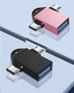 อุปกรณ์แปลง Micro USB OTG แบบ2ใน1,ตัวเชื่อมต่ออะแดปเตอร์ USB 3.0ตัวผู้เป็น USB Type C ไมโคร USB Type C สำหรับแอนดรอยด์ - Product Image 5