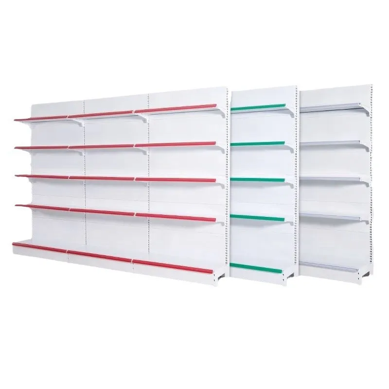 Multi-functional Convenience Store Supermarket Shelf Plain Back Board End Display Shelves