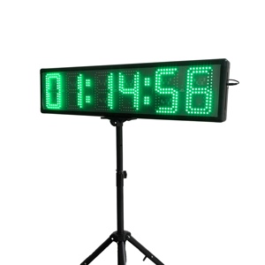 Jhering 8 pollici Hight personaggio singolo lato LED orologio di temporizzazione Sport conto alla rovescia/up Timer con telecomando IR - Product Image 5