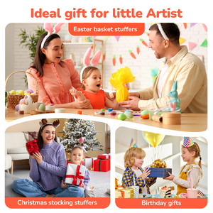 Joycat Glitter Marker Atacado Dual Tip Canetas Glitter Cores Metallic Shimmer Marker para DIY Fazendo Cartões de Natal Desenho Brinquedos - Product Image 6