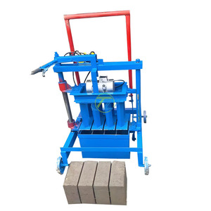 Máquina de fabricación de bloques de enclavamiento manual para tiendas de materiales de construcción para producción de ladrillos de cemento - Product Image 2