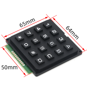 12 16 anahtar 4*4 4*3 membran anahtarı tuş takımı 4x4 4x3 matris dizi matris klavye membran anahtarı arduino için tuş takımı