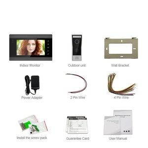 Tuya FHD 1080P WiFi Video sistema de intercomunicación 4 cables 2 timbres 6 monitores impermeable AHD Cámara Video timbre para seguridad del hogar - Product Image 6