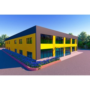 Construcción de estructuras costeras prefabricadas, económico, almacén, estructura ligera de acero con diseño - Product Image 2