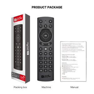 FICEP G20SPRO 2.4G/BT retroilluminato telecomando vocale intelligente senza fili con giroscopio ad aria a infrarossi Mouse adatto per Android TV Box - Product Image 5