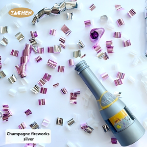 كانون على شكل شمبانيا من ياشين ، متعددة الألوان لحفلات الزفاف وأعياد الميلاد وحفلات الزفاف ولوازم الديكور - Product Image 3