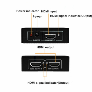 4K Ultra HD Video HD MI Splitter 1X2 HD Splitter 1 2 out destek 3D ses çıkarıcı anahtarı için PS4 PS5 Xbox bilgisayar akıllı TV - Product Image 3