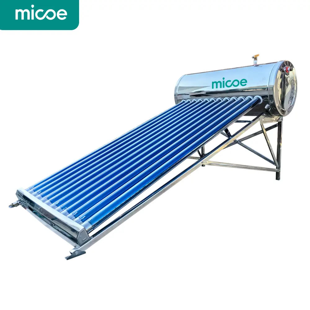 El fabricante Micoe suministra calentadores de agua solares compactos sin presión SUS304 2B de acero inoxidable para el mercado mexicano