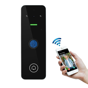 Il più nuovo citofono vocale Full duplex con campanello intelligente, controllo accessi videocitofono WiFi Tuya con Scanner di impronte digitali - Product Image 1