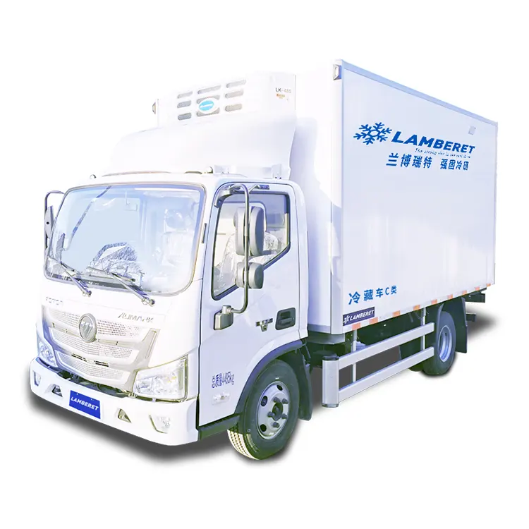 AVIC Lamberet الصين العلامة التجارية جديد PUF معزول FRP ساندويتش لوحات صغيرة الجليد المبردة شاحنة مزودة بثلاجة الجسم للبيع