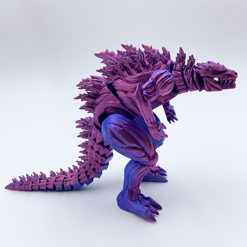 Godzilla rosso e blu 24 cm