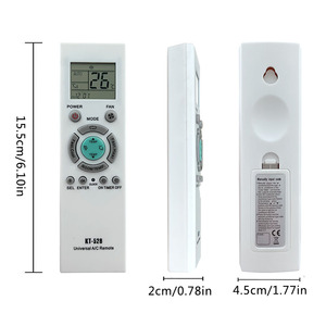 Evrensel A/C KT-528 LG YORK TOSHIBA HITACHI DAIKIN klima uzaktan kumanda 1028 in 1 Fernbedeinung - Product Image 3