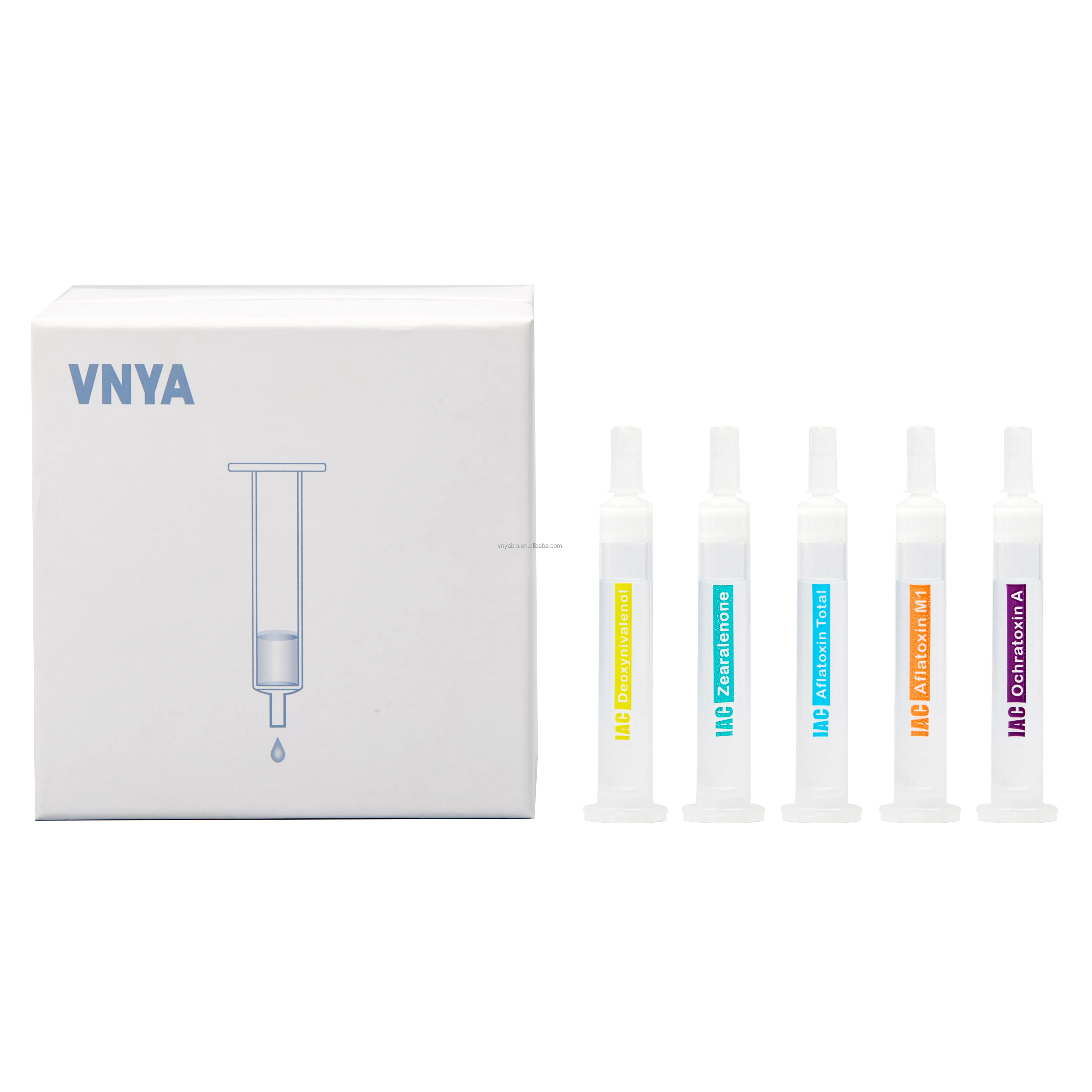 عامود الأفلاتوكسين الكلي للاستهلاك HPLC لاختبار الغذاء والعلف 3 في 1 عامود تقارب المناعة