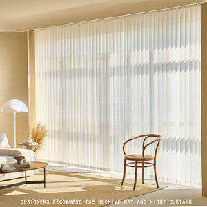 XL-NY Custom Vertical Blinds <strong>Shades</strong> Cordless Blinds Wand Control Adjust Light Privacy Light Filtering for Sliding Glass <strong>Door</strong> - Product Image 1