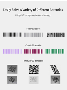 2D Barcode <strong>Scanner</strong>, Compatible with 2.4G Wireless &amp; <strong>Bluetooth</strong> Connect Smart Phone, Tablet, PC, 1D <strong>Bar</strong> <strong>Code</strong> Reader Work for QR - Product Image 5
