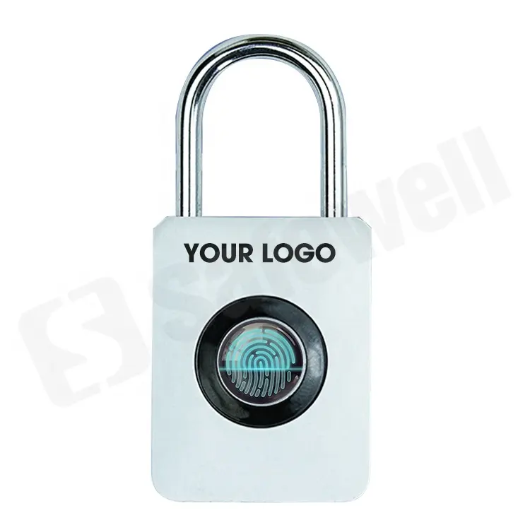 SWPLF01 USB Charging Keyless Alarm Smart Fingerprint Padlock Alarm Padlock