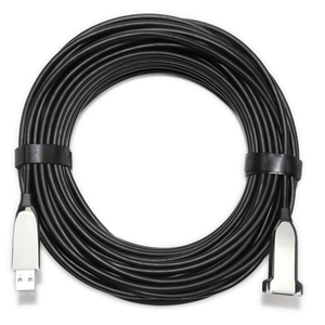 AOC สายเคเบิลไฟเบอร์ออปติก USB 3.1 Type-C,สายเคเบิล USB ต่อพ่วงข้อมูล4K ตัวผู้เป็นตัวเมียยาว5เมตร - Product Image 1