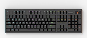 Logotipo personalizado Tri-Mode para Bluetooth Teclado mecánico para juegos de perfil bajo inalámbrico Interfaz USB retroiluminada con LED Nuevo ordenador de oficina