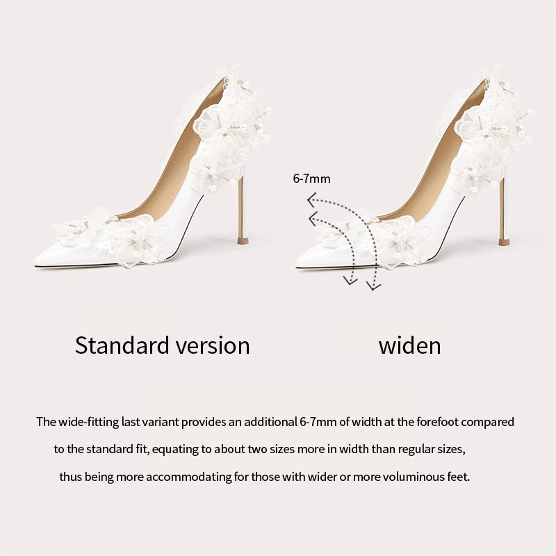 White Flat Wide Width