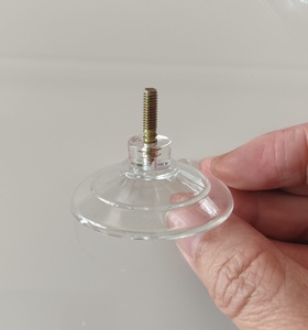 M4 M5 M6 M8強力ネジ透明PVCネジ付き吸盤ガラステーブル用ネジ付き - Product Image 4