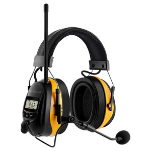 سماعات أذن عالية الجودة لحماية السمع للحد من الضوضاء راديو FM AM/FM مع ميكروفون خارجي راديو Safelyr - Product Image 1