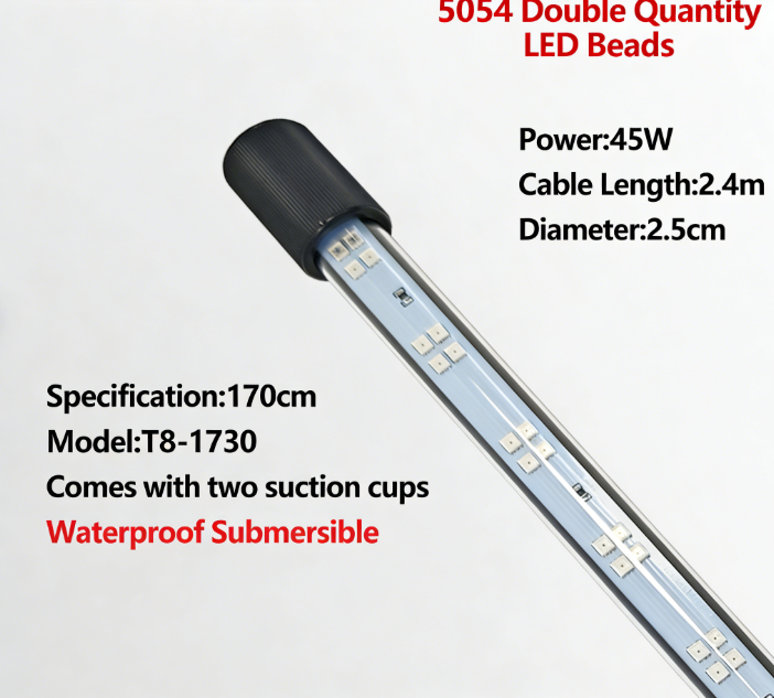 Lumière colorée multi-LED à double rangée de 170 cm