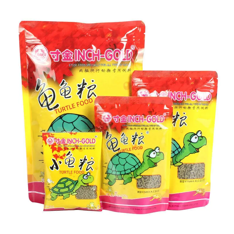 Zoll Gold Kleine brasilia nische Schildkröte Futter Schildkröte Flaschen futter 100g 240g Garnelen geschmack Floating Grain Turtle Food