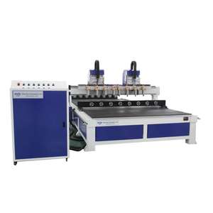 Enrutador CNC de madera con dos husillos de doble cabezal CNC máquina de tallado de madera 1325 - Product Image 4