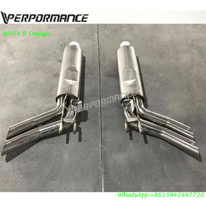 W463A Exhaust System for G-class W464 2019-2020year G500 G63 B-style Exhaust with <strong>Valve</strong> for W464 Muffler <strong>Tips</strong> - Product Image 5
