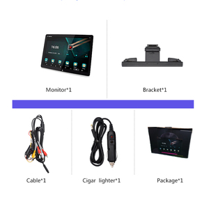 Car Headrest Mount <strong>Portable</strong> 12&quot; Android 11.0 Tablet Movie Tv Video Player Headrest Monitor - Product Image 6