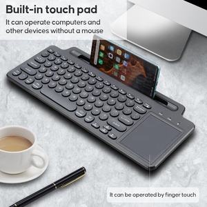 Teclado inalámbrico más vendido 2024 con soporte de ranura para tarjeta sin panel táctil, teclado de escritorio, teclado de televisores inteligentes - Product Image 4