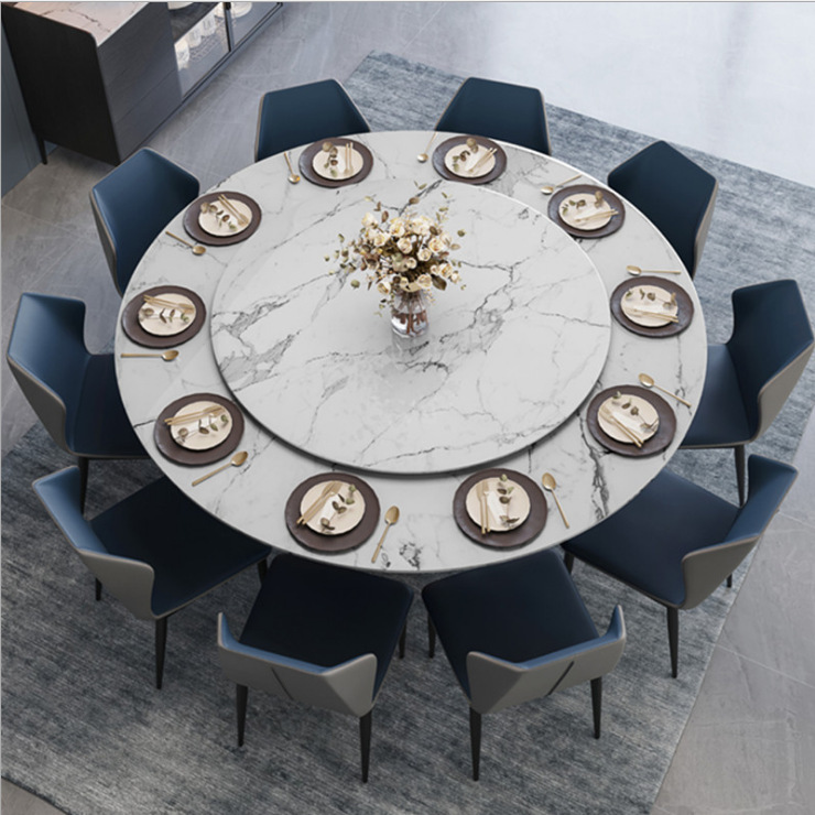 16 mètres avec plateau tournant 10 chaises de salle à manger