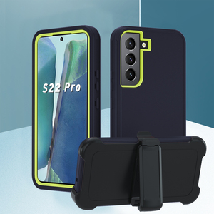 Samsung Galaxy S22Plus Proケース用Samsung S22Plusキックスタンドハードケース用ベルトクリップ付き耐衝撃カバー - Product Image 6