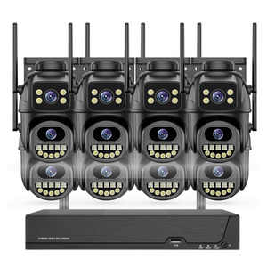 Icsee 8CH H.265 9MP sistema CCTV Wireless bidirezionale Audio PTZ WIFI IP sicurezza 8X Zoom fotocamera 8CH WiFi NVR sistema di telecamere di sicurezza - Product Image 2