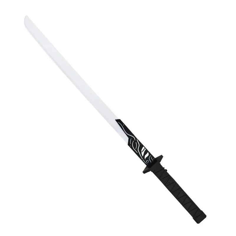 82,5 см длинный самурайский световой меч вспышка семь цветов вспышка боевой звук лазерный меч