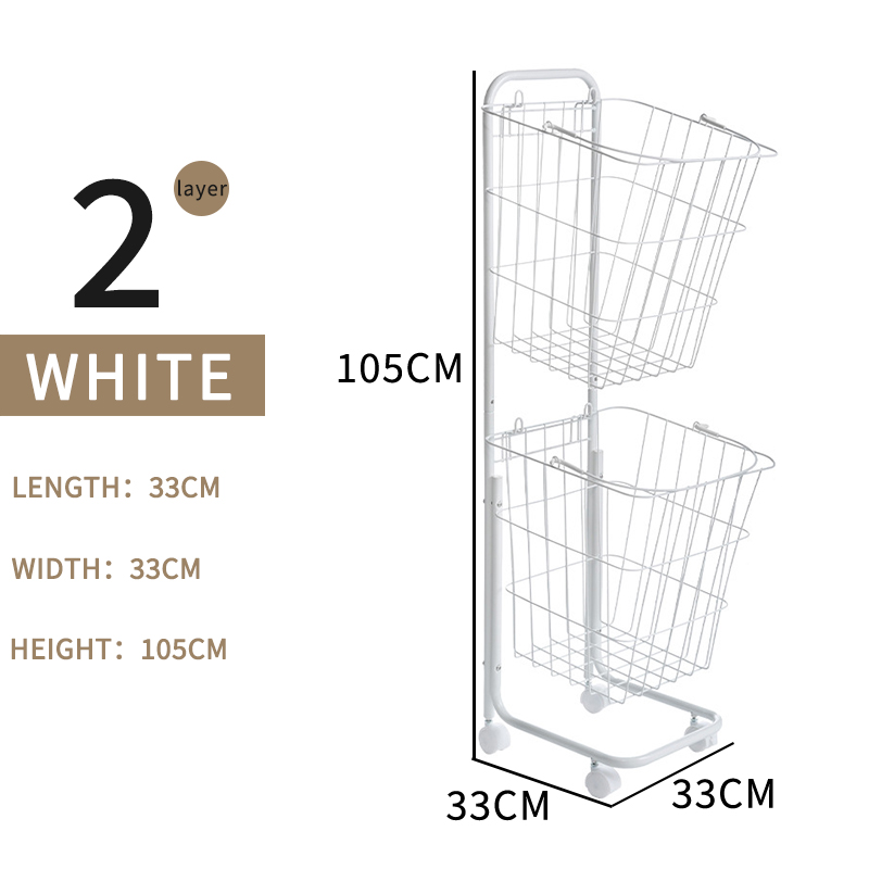 สีขาว - สี่เหลี่ยม 2 ชั้น