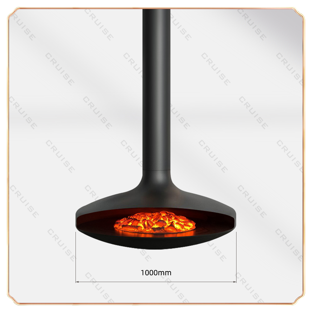 UFO-chimenea electrónica-1000mm