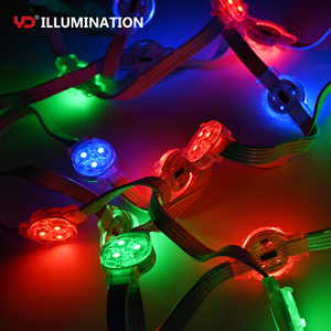 ไฟ LED แบบจุดพิกเซลกลม30มม. IP68 RGB DC12V ตั้งโปรแกรมได้สำหรับอาคารโรงแรมซุ้มไฟ LED - Product Image 2