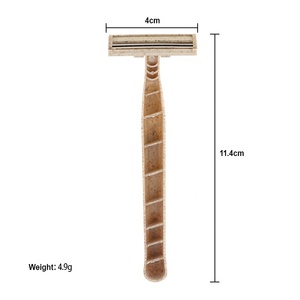 The Most <strong>Popular</strong> Eco Friendly Disposable <strong>Razor</strong> Wheat Straw Biodegradable <strong>Razor</strong> Double Blade <strong>Razor</strong> Used in Hotels and Families - Product Image 3