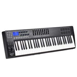 WORLDE PANDA61 Portable 61-Key USB <strong>MIDI</strong> <strong>Keyboard</strong> <strong>Controller</strong> 8 RGB Colorful Backlit Pads with USB Cable - Product Image 6