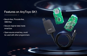 XTOOL AnyToyo SK1 for Toyota 8A/4A Smart Key <strong>Programming</strong> With Bench-<strong>free</strong> Pincode-<strong>free</strong> Auto Key <strong>Coding</strong> Works With X100PAD3 KC501 - Product Image 4