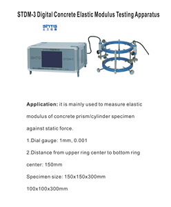 STDM-3 Digital para pruebas de hormigón, módulo elástico para medir módulo elástico de hormigón, espécimen de cilindro de prisma - Product Image 4