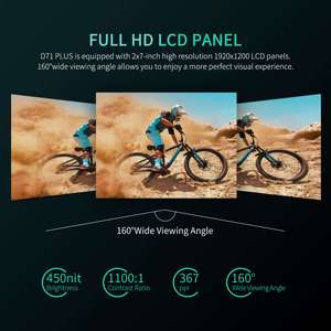 Feelworld and Seetec Dual <strong>7</strong>&quot; Full HD <strong>LCD</strong> Screen 3RU 3G-SDI <strong>HDMI</strong> AV <strong>Input</strong> Rack Mountable Field Monitor for CCTV Broadcasting