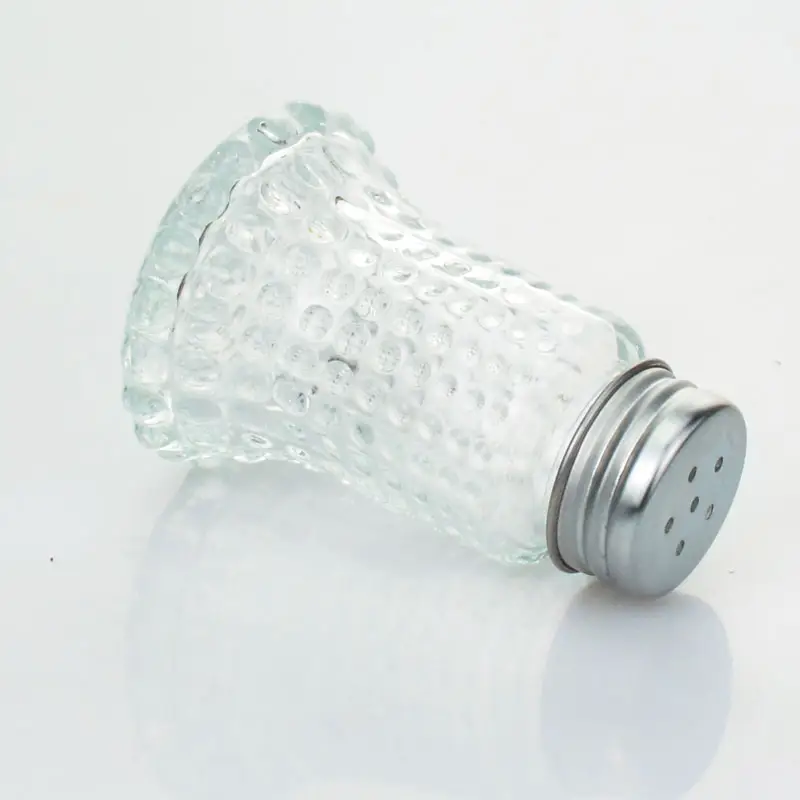 Tanque de armazenamento de utensílios de cozinha garrafa de tempero de vidro criativa garrafa de pimenta