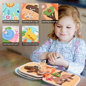 2025 Montessori Magia sentiu หนังสือไม่ว่างสำหรับเด็กวัยหัดเดินหนังสือเงียบกวางนุ่มสำหรับทักษะพื้นฐานการเรียนรู้ขั้นต้น placa ocupada ครอบครอง - Product Image 3