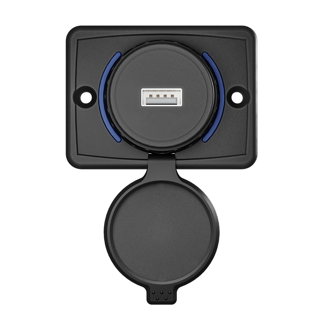 1 USB-A 2,4 A 4 couleurs de LED